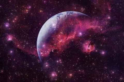 Earth. Solar system. Elements of this image furnished by NASA Stockfoto's