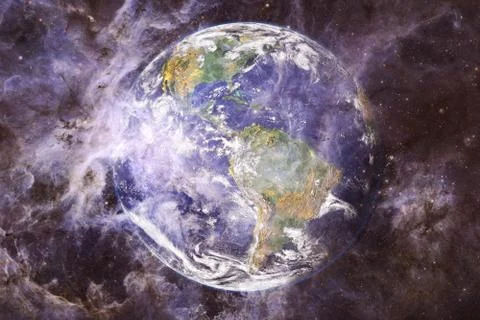Earth. Solar system. Elements of this image furnished by NASA Фото