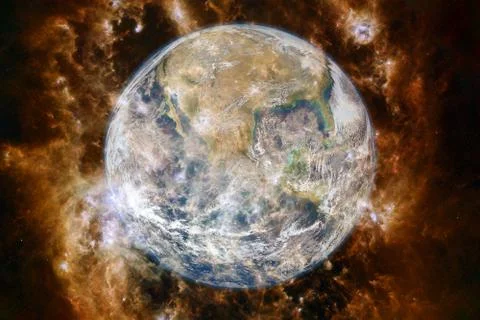 Earth. Solar system. Elements of this image furnished by NASA Stockfoto's