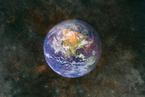 Earth. Solar system. Elements of this image furnished by NASA Foto stock