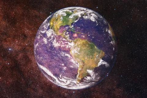 Earth. Solar system. Elements of this image furnished by NASA 스톡 사진
