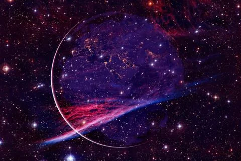 Earth. Solar system. Elements of this image furnished by NASA Stockfoto's