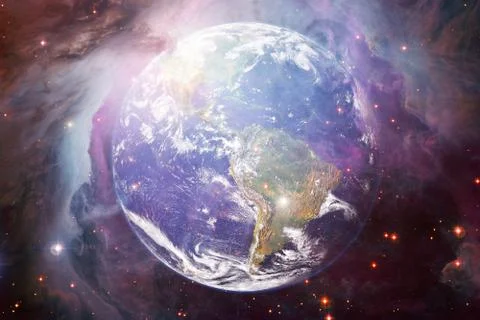 Earth. Solar system. Elements of this image furnished by NASA Stockfoto's