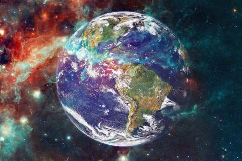 Earth. Solar system. Elements of this image furnished by NASA Stockfoto's