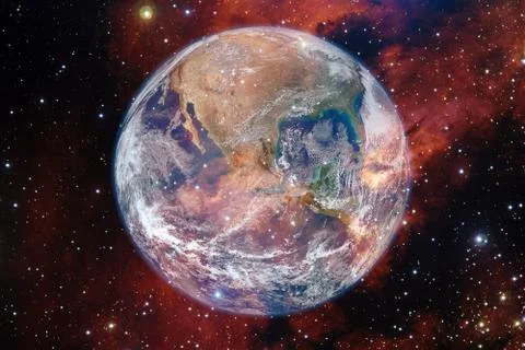 Earth. Solar system. Elements of this image furnished by NASA Stockfoto's
