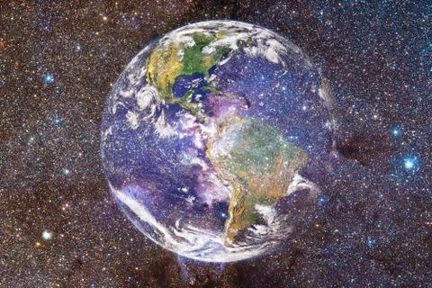 Earth. Solar system. Elements of this image furnished by NASA Stockfoto's