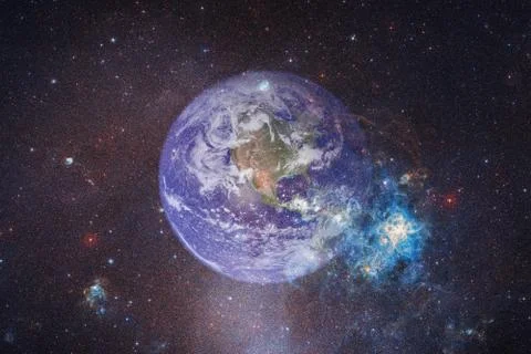 Earth. Solar system. Elements of this image furnished by NASA Foto stock