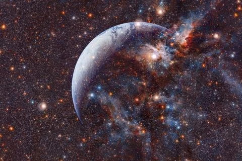 Earth. Solar system. Elements of this image furnished by NASA Фото