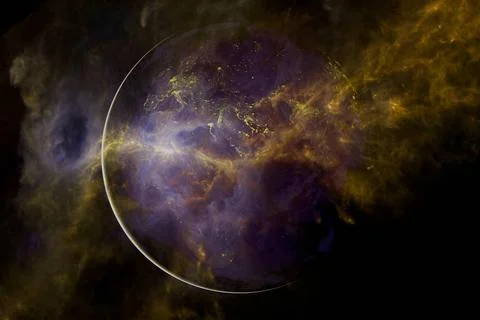  Earth. Solar system. Elements of this image furnished by NASA Earth. Sola... Foto stock