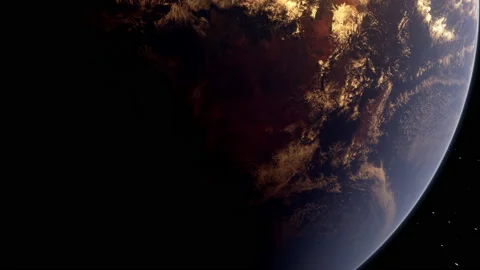 EARTH SOUTHERN HEMISPHER-loop Stock Footage 164926189