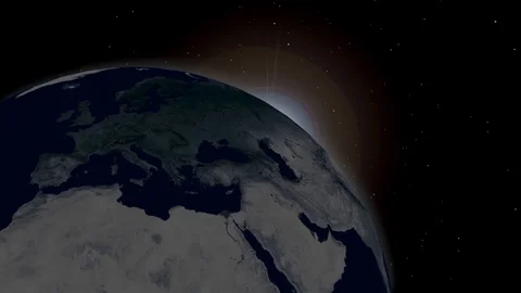 Earth İn The Space 01 Stock Footage 116292646