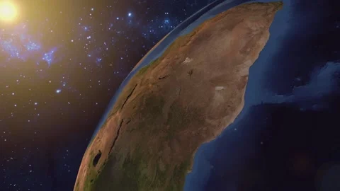 Earth in Space 01 스톡 동영상 144318575