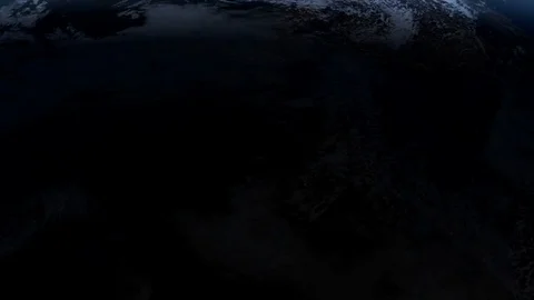 Earth From Space Animation Stock Footage 93781507