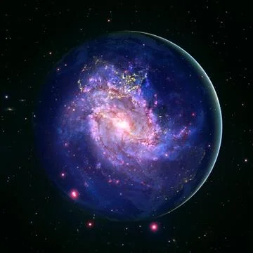 Earth. Space art. Elements of this image furnished by NASA 스톡 일러스트