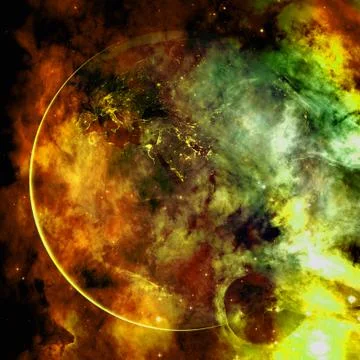 Earth. Space art. Elements of this image furnished by NASA Stock Photos