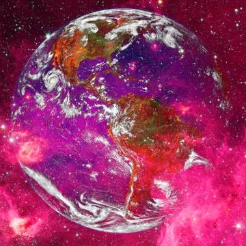 Earth. Space art. Elements of this image furnished by NASA Photos