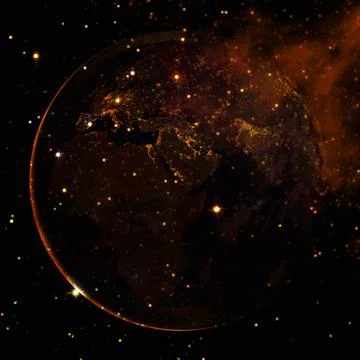 Earth. Space art. Elements of this image furnished by NASA Stock Photos