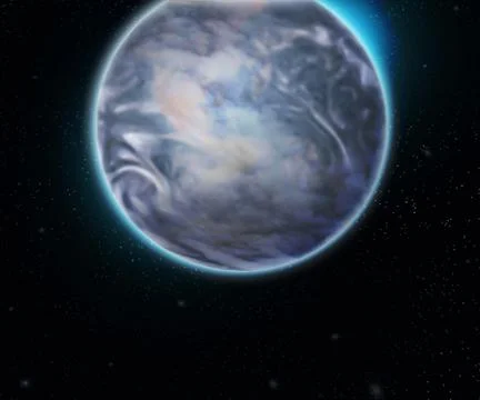 Earth space backdrop Stock Illustration