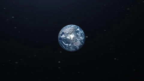 Earth in space with camera moves 6 Stock Footage 164772551
