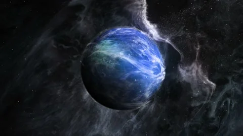 Earth From Space Dreamy and Abstract Stock Footage