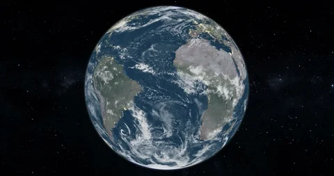 Earth From Space During Daytime 4K 動画素材 88210247