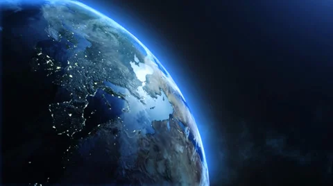 Earth from space - epic scene Stock-Footage 36293074