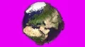 Earth space extruded turning spinning globe world blue marble satellite map 4k 4k or 4k+ Resolution