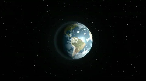 Earth in space Stock Footage 518060