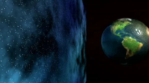 Earth in space Stock-Footage 571723