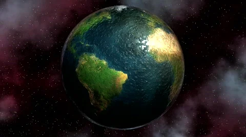 Earth in space Stock-Footage 571726