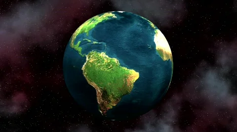 Earth in space Stock-Footage 571727