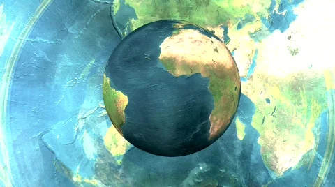 Earth in space Stock Footage 643981