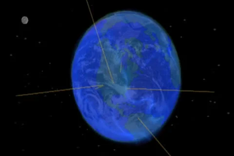 Earth from space Stockbeeldmateriaal 24719199