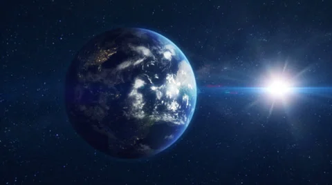 The earth from space Stock Footage 27267304