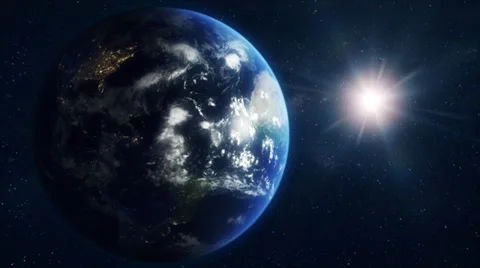 Earth from space Stock Footage 27267769