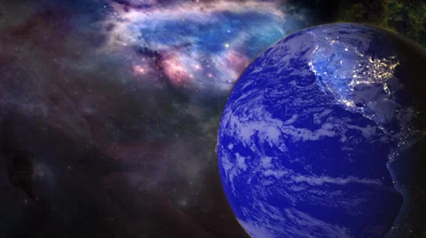 Earth in the Space Stock Footage 33738282