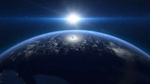 Earth in space Vídeo Stock 40997478