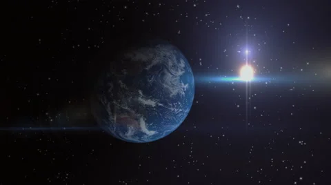 Earth in Space Stock Footage 58849732