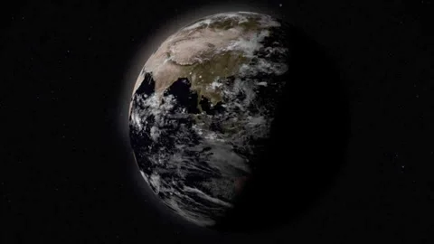 Earth in space Stock Footage 138971553
