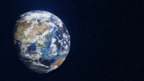 Earth in space Stock Footage 148406235