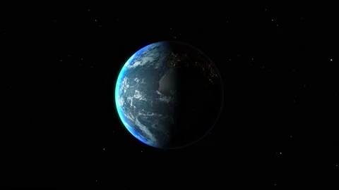 Earth in space Video stock 228716951