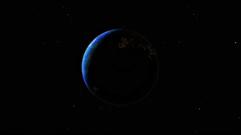 Earth in space Video stock 228717377