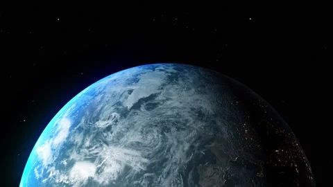 Earth in space Video stock 228718501