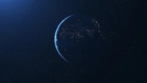 Earth in space Stock Footage 242001120