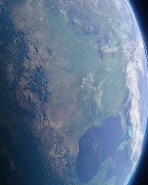 Earth in space Video stock 285929510