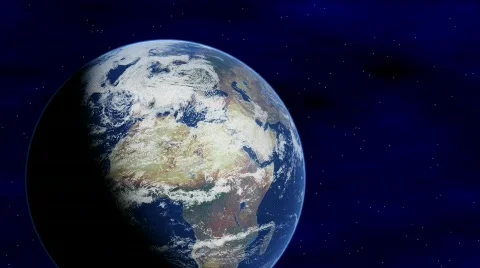 Earth In Space - HD Stock Footage 65192
