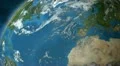 Earth In Space - Northern Hemisphere HD Footage