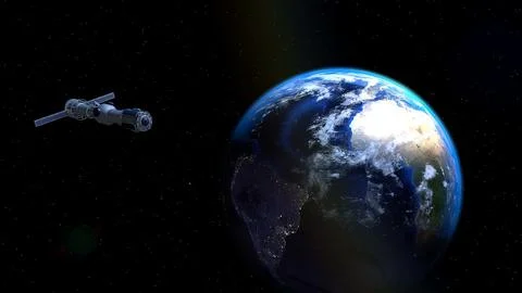 Earth from space Stock Photos