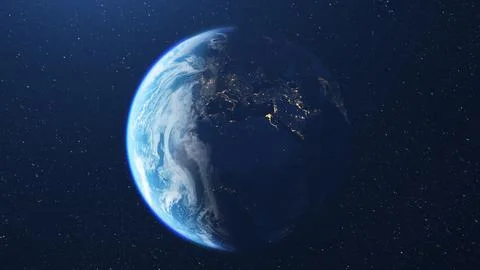 Earth from space Stock Photos
