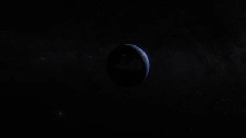 Earth Space Sunrise Video stock 74423204